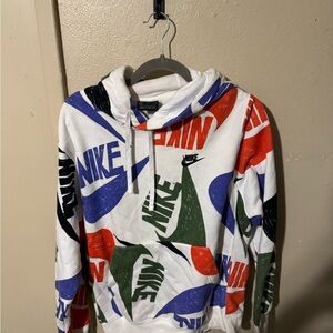 Nike Men's Multicolor Graphic Hoodie
